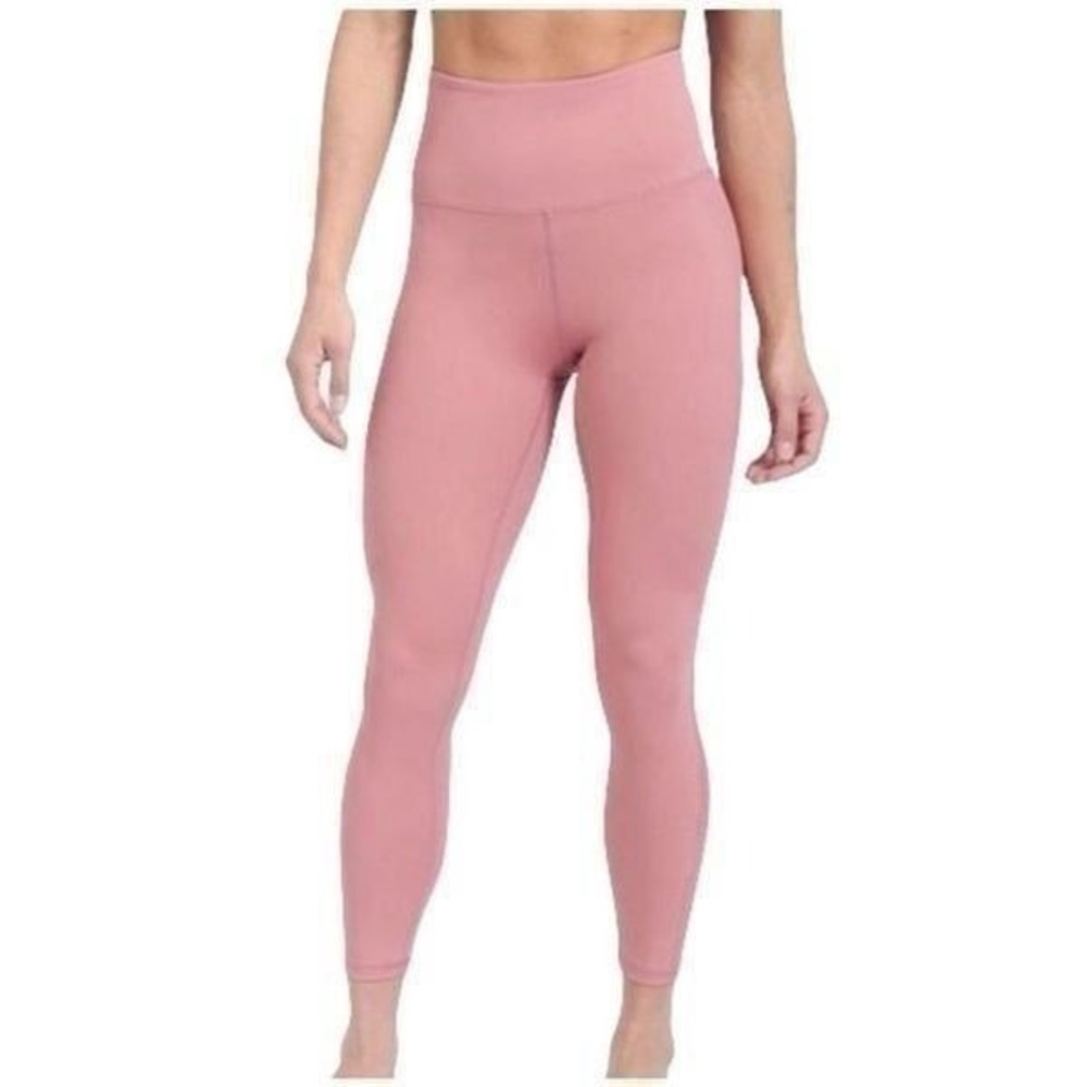 Zyia Active Pink Perforated Light n Tight Leggings Size Small
